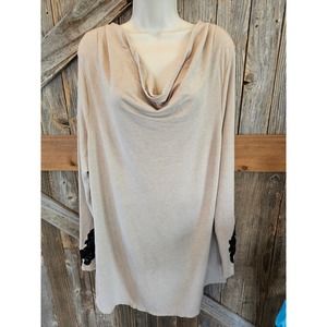 Sonoma luxuriously soft lounge wear tunic dress EUC comfort fleece lined XL ^